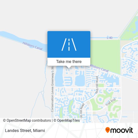 Mapa de Landes Street