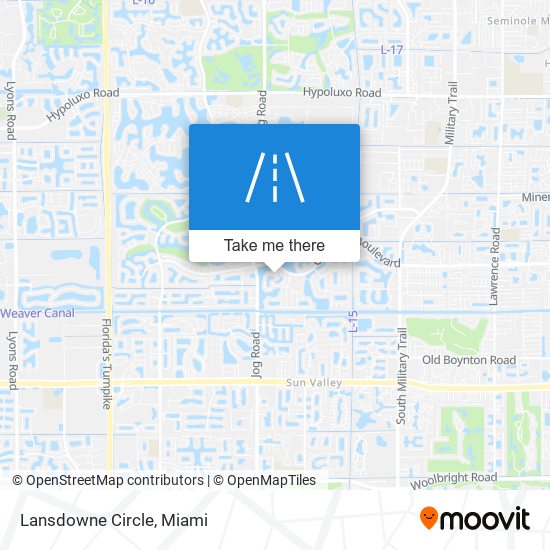 Mapa de Lansdowne Circle