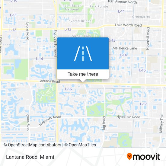 Mapa de Lantana Road