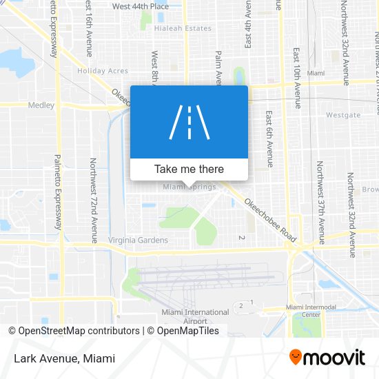 Mapa de Lark Avenue