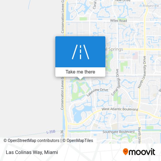 Mapa de Las Colinas Way