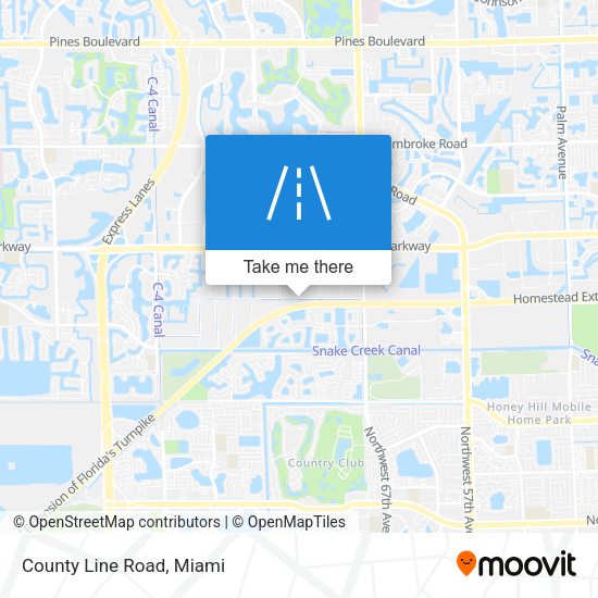 Mapa de County Line Road