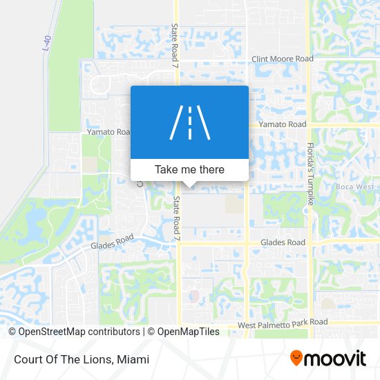 Mapa de Court Of The Lions