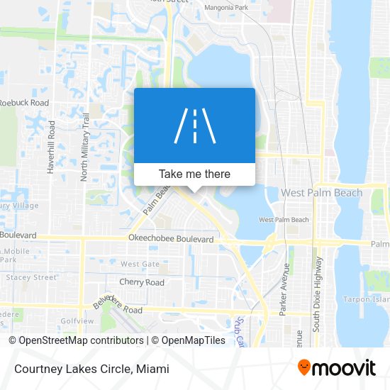 Courtney Lakes Circle map