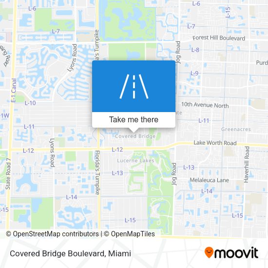 Covered Bridge Boulevard map