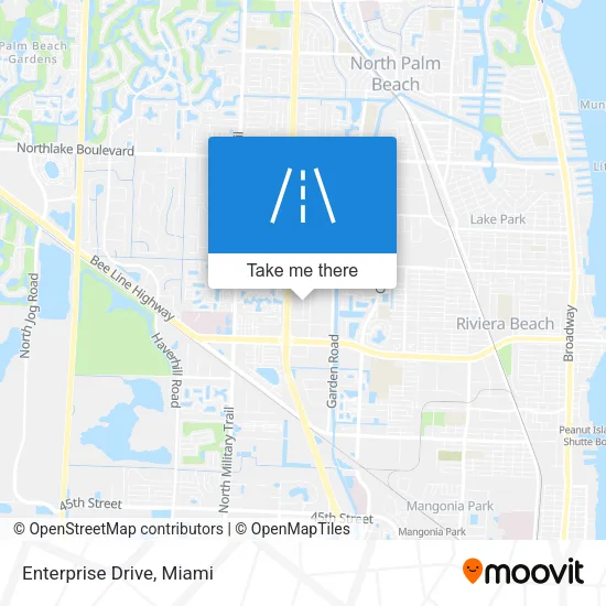 Enterprise Drive map