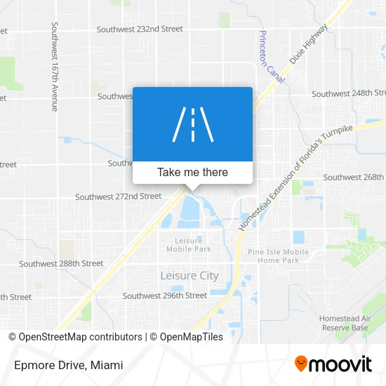 Epmore Drive map