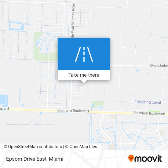Mapa de Epsom Drive East