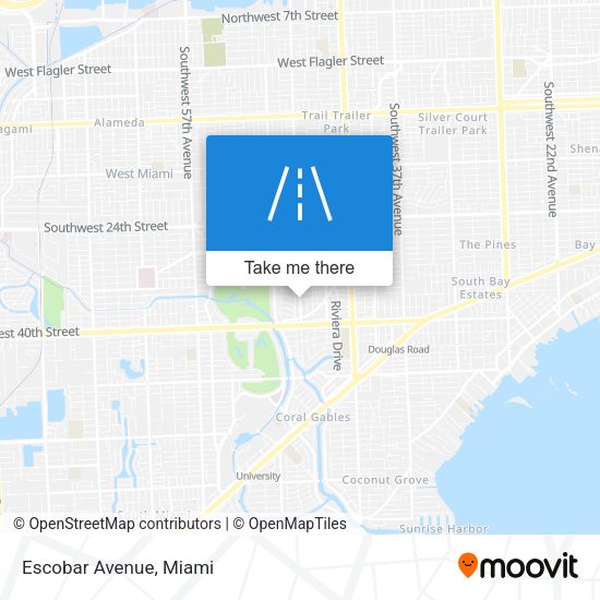 Mapa de Escobar Avenue