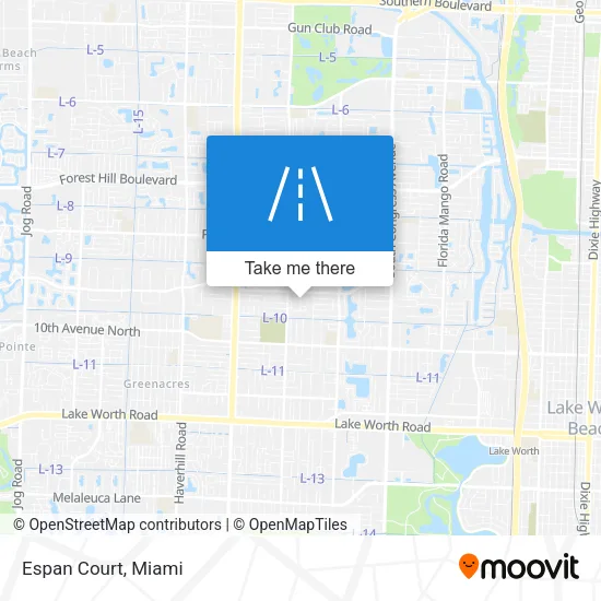 Espan Court map