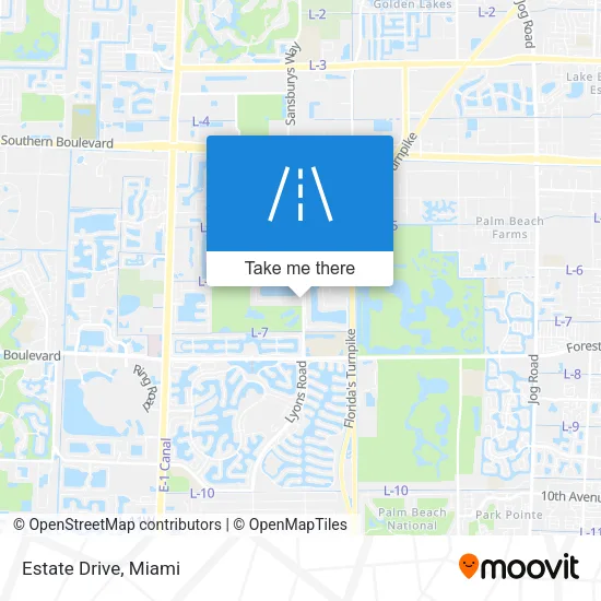 Estate Drive map
