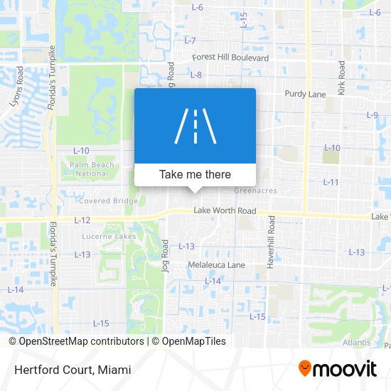 Mapa de Hertford Court