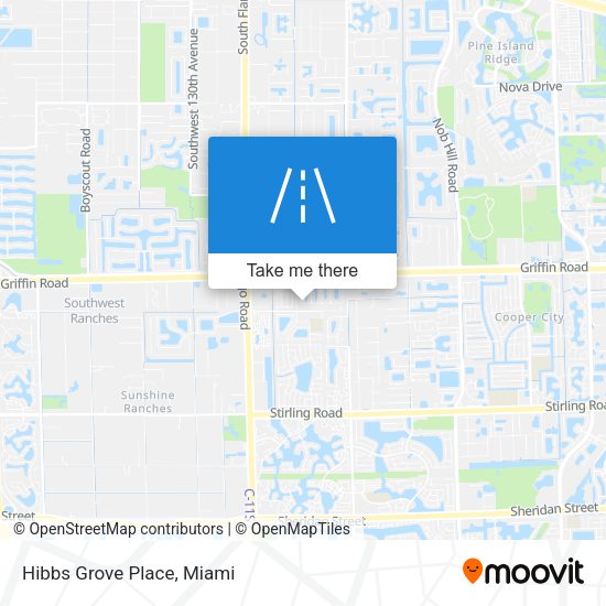 Mapa de Hibbs Grove Place
