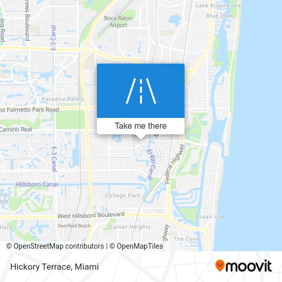 Mapa de Hickory Terrace