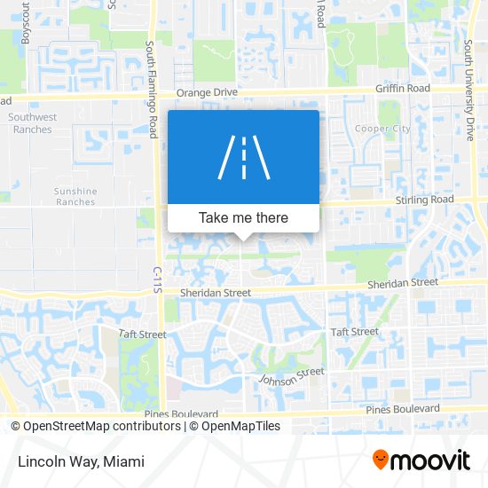 Lincoln Way map