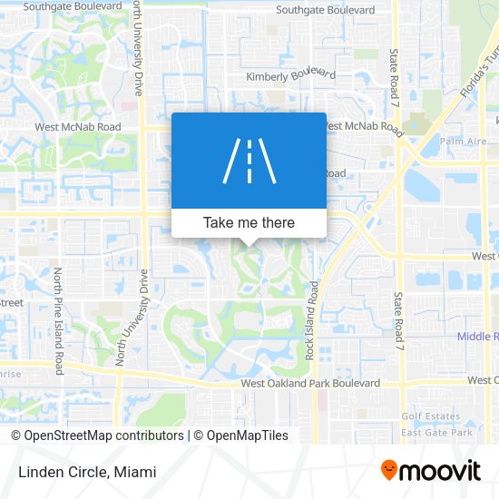 Mapa de Linden Circle