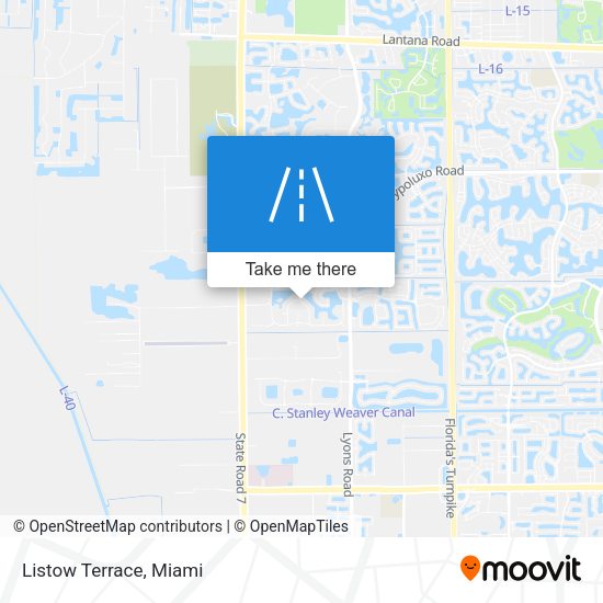 Mapa de Listow Terrace