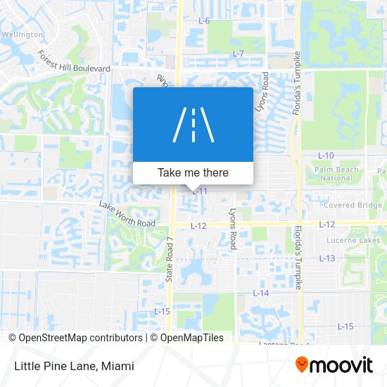 Mapa de Little Pine Lane