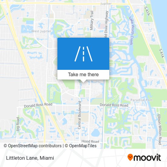 Mapa de Littleton Lane