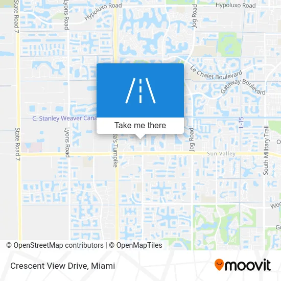 Crescent View Drive map
