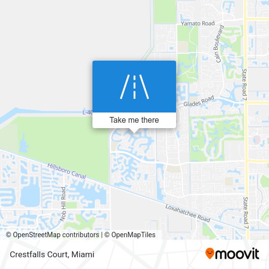 Crestfalls Court map