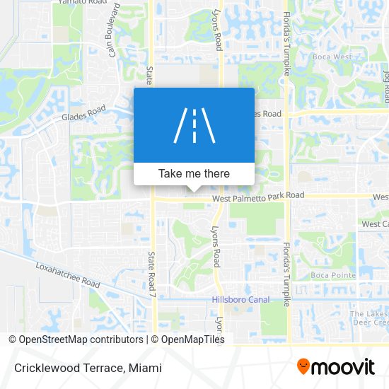 Mapa de Cricklewood Terrace
