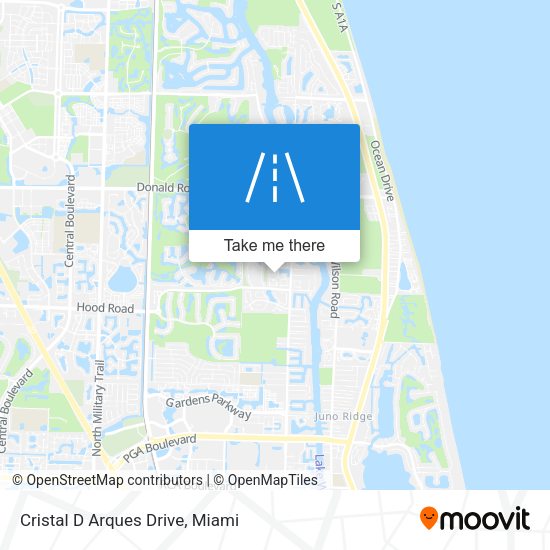 Mapa de Cristal D Arques Drive