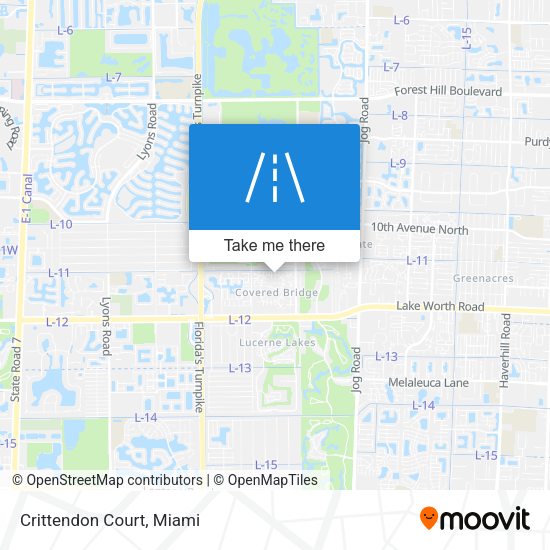 Mapa de Crittendon Court