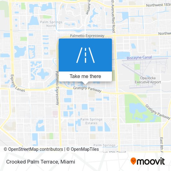 Mapa de Crooked Palm Terrace