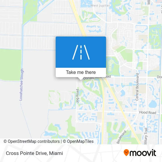 Cross Pointe Drive map