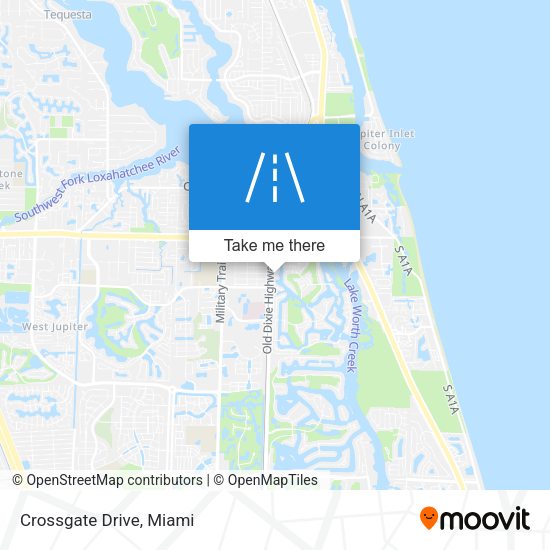 Mapa de Crossgate Drive