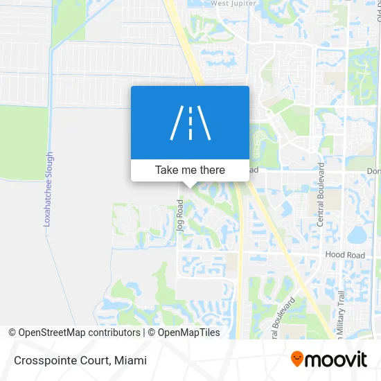 Crosspointe Court map