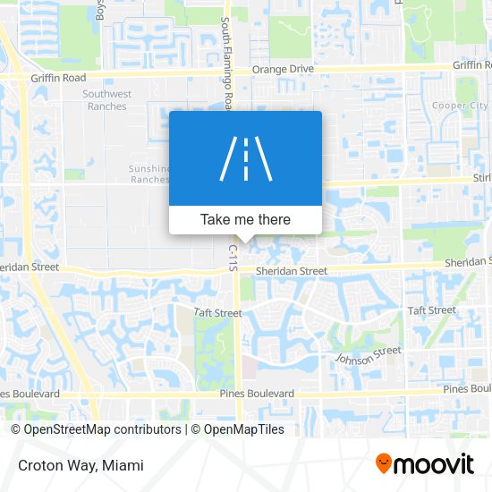 Mapa de Croton Way