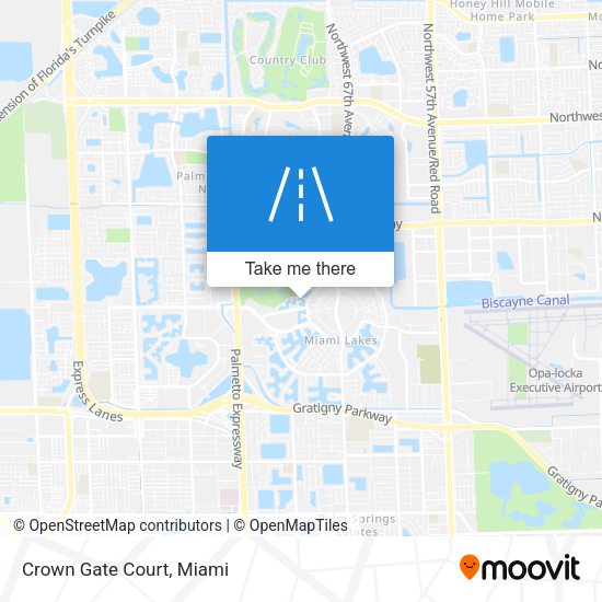 Mapa de Crown Gate Court