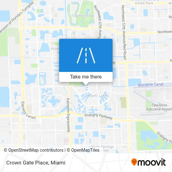 Crown Gate Place map
