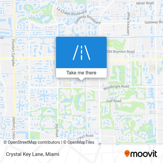 Mapa de Crystal Key Lane