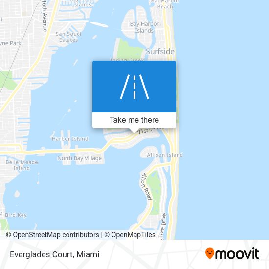 Mapa de Everglades Court