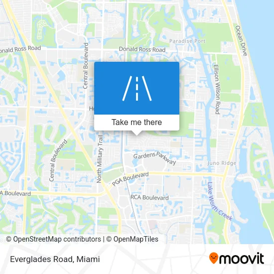 Everglades Road map