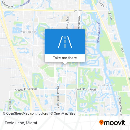 Mapa de Evola Lane
