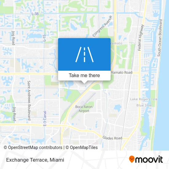 Exchange Terrace map