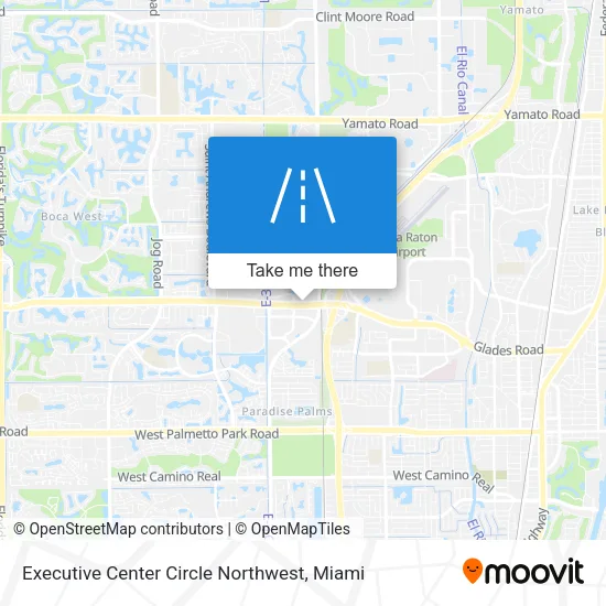 Executive Center Circle Northwest map