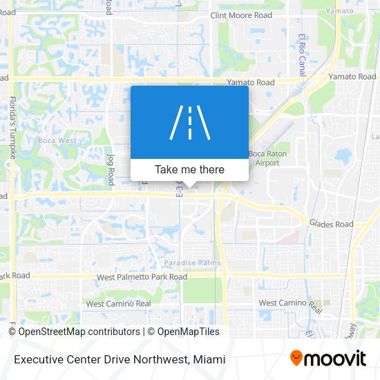 Executive Center Drive Northwest map