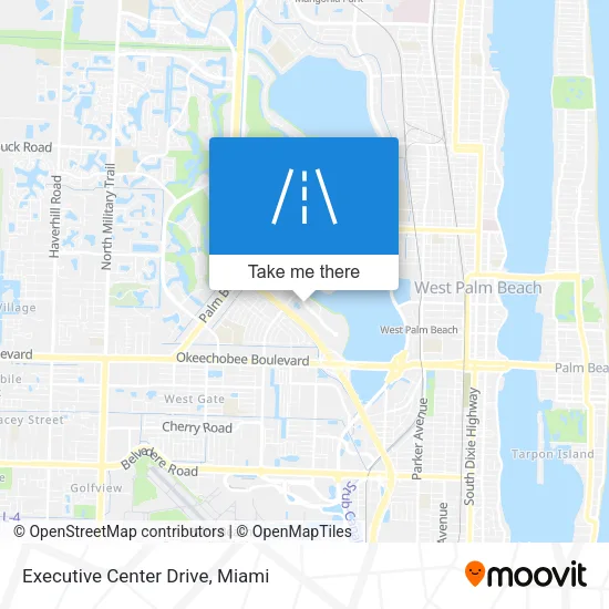 Executive Center Drive map