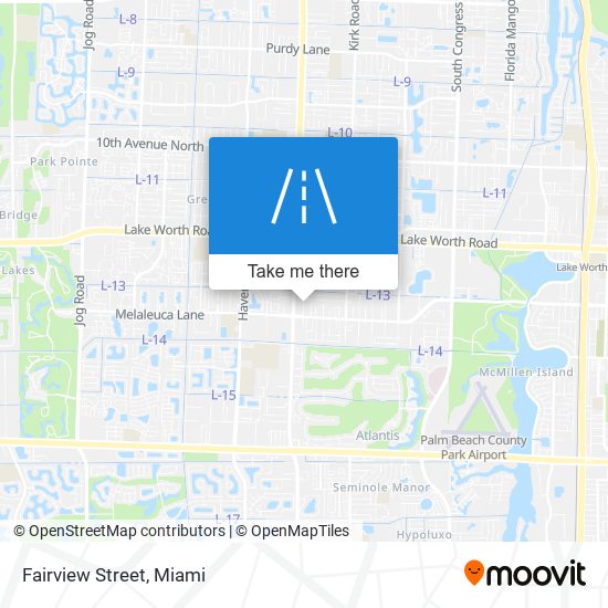 Fairview Street map