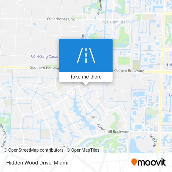 Mapa de Hidden Wood Drive