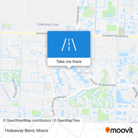 Mapa de Hideaway Bend