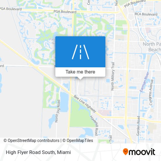 Mapa de High Flyer Road South