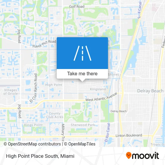 High Point Place South map