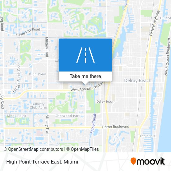 High Point Terrace East map
