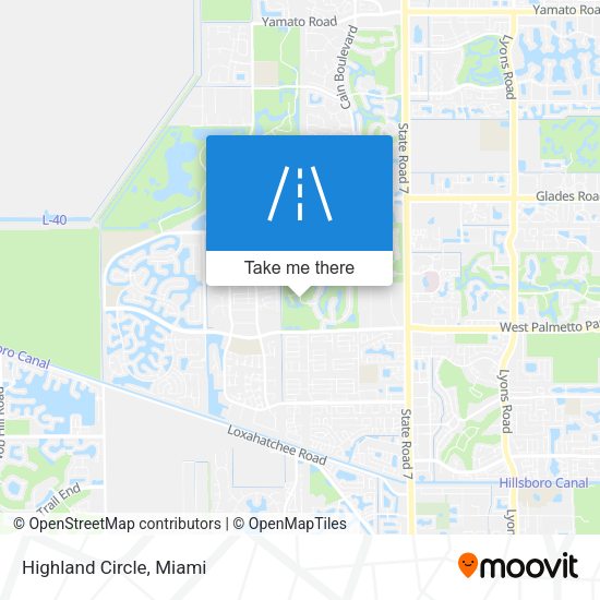 Mapa de Highland Circle